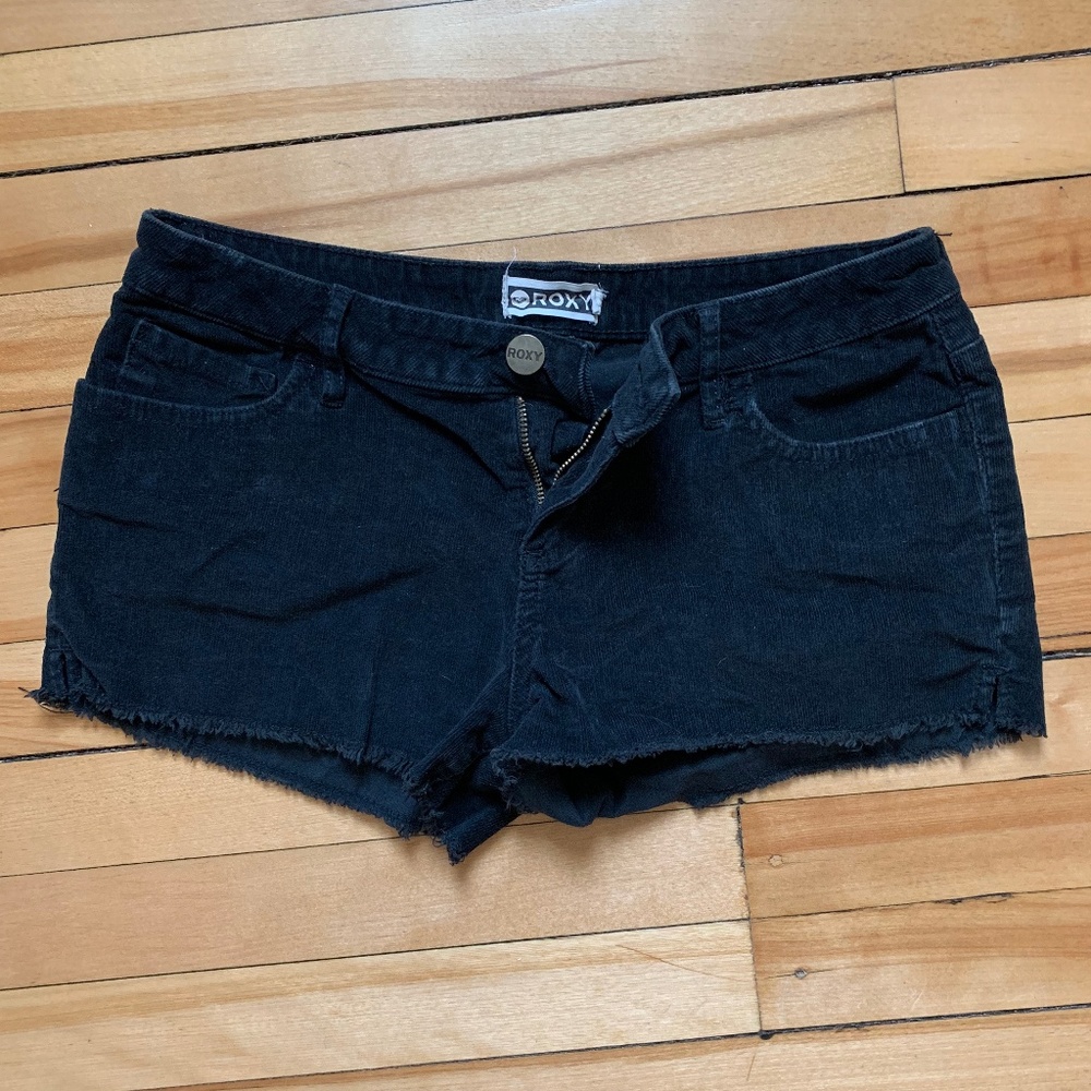 ROXY Black Denim Shorts (9)
